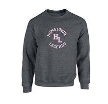 Load image into Gallery viewer, OG HOMETOWN CREWNECK - DARK HEATHER - PINK
